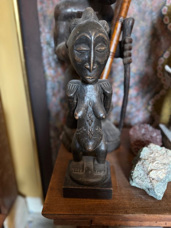 African Tribal wood carved Fertility statue.