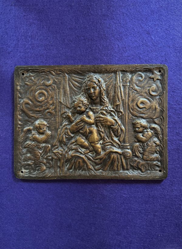 Bronze Mary Plaque